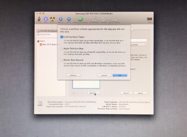 get a harddrive formatted for mac install from windows 7